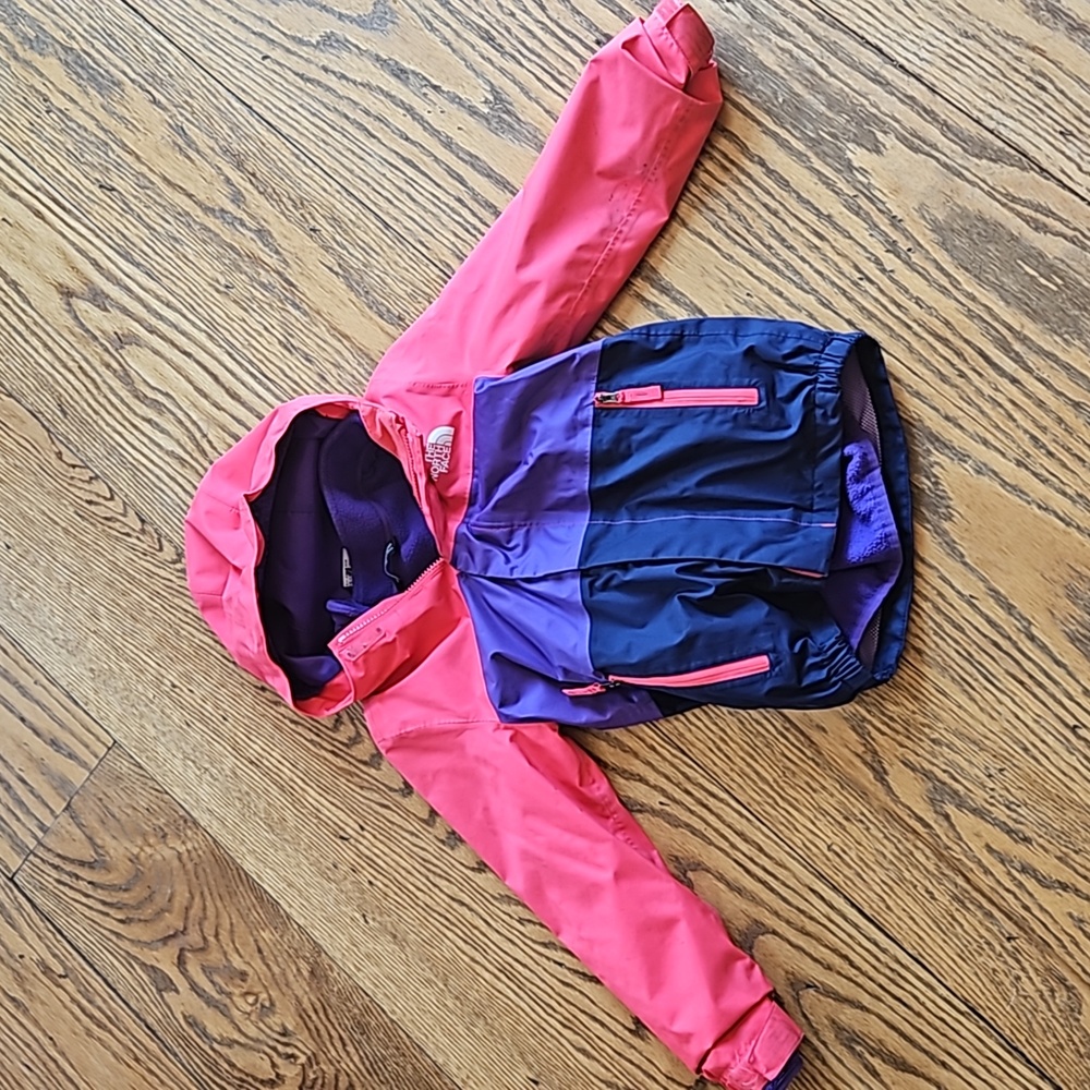 Girls North face ski jacket